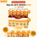 BUNKY Founder's Stash | Buy 10, Get 4 Free | 14 Bags Protein Popcorn