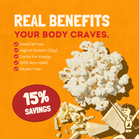 Protein Popcorn | Aged White Cheddar