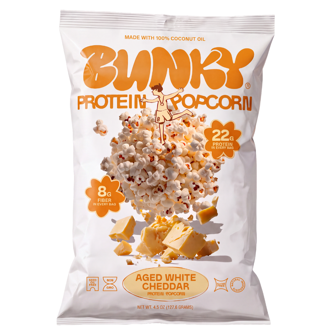 Protein Popcorn | Aged White Cheddar