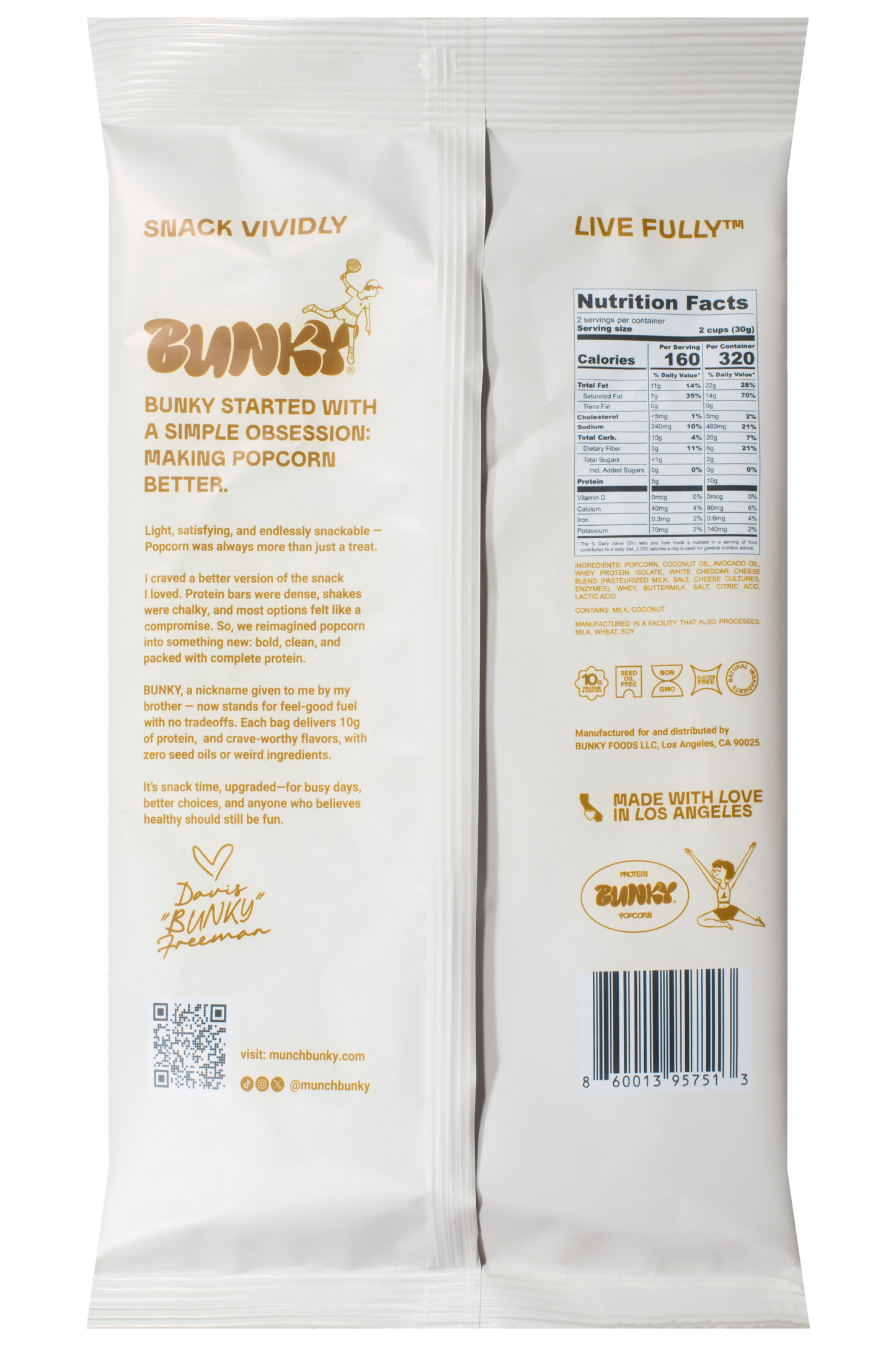 BUNKY™ Protein Popcorn