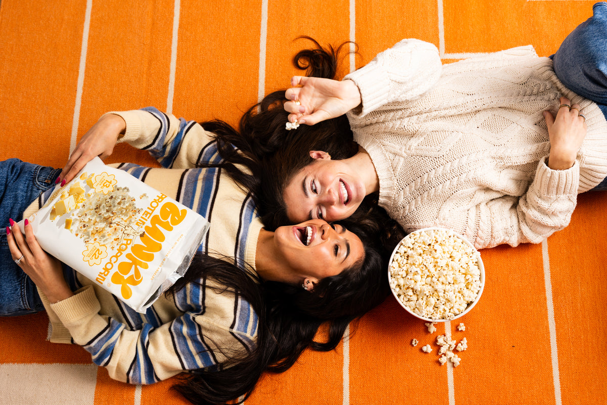 BUNKY — Protein Popcorn | Sriracha Lime + Aged White Cheddar